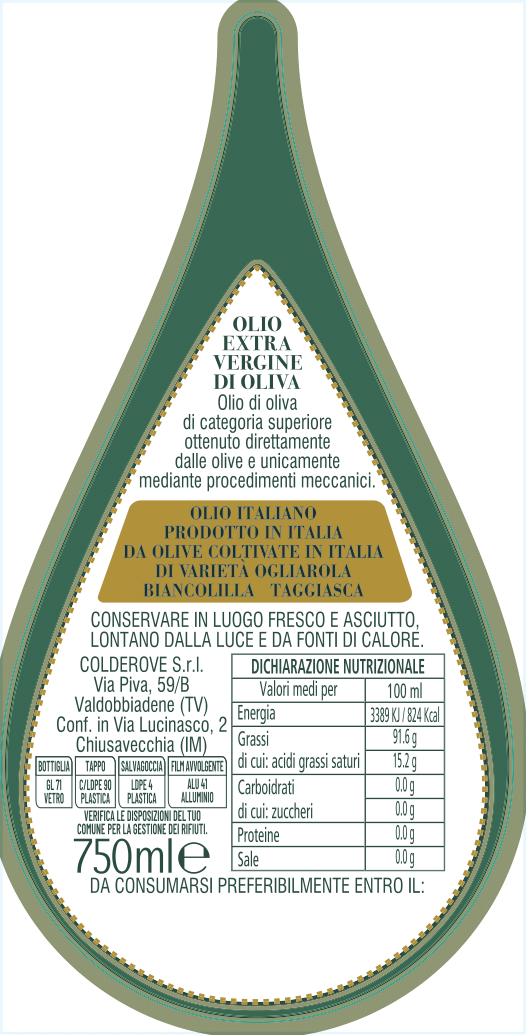 Olio Extra Vergine Di Oliva Cultivar